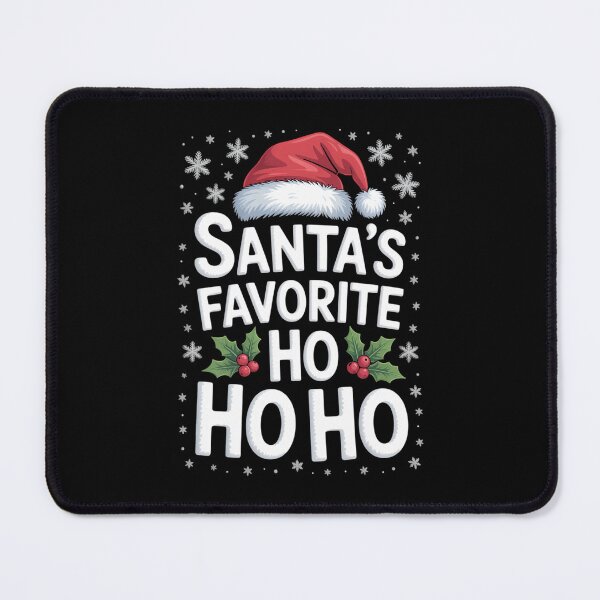Item preview, Christmas Santa's Favorite Ho Naughty Pajama Black designed and sold by Moon-Ape.