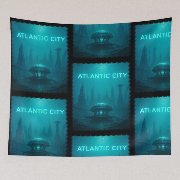 Item preview, Atlantic City – Futuristic Underwater City Design designed and sold by RyoSaeba90.