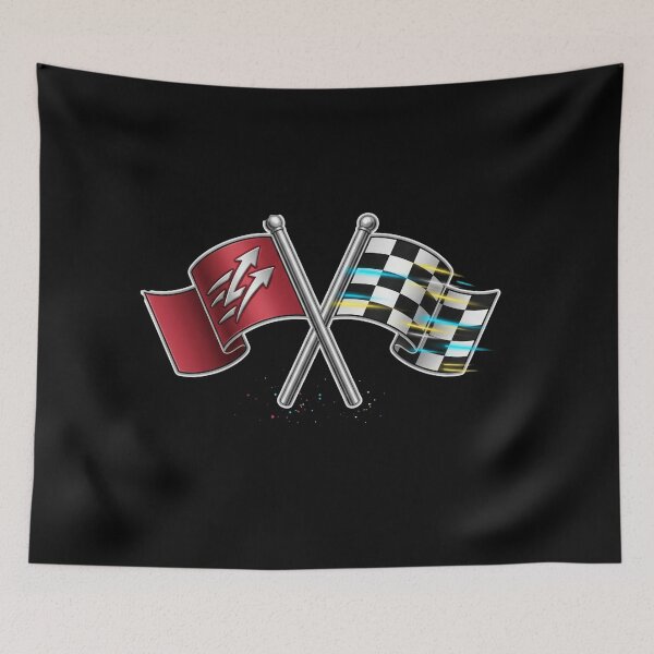 Item preview, Apex Flags Race Victory Emblem T-Shirt - Dynamic Checkered Motorsport Art designed and sold by nhstaruna.