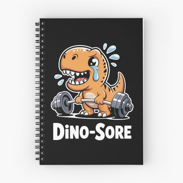 Item preview, Dino Sore Gym Lifting Weights Fitness Workout Dino Saur designed and sold by Moon-Ape.