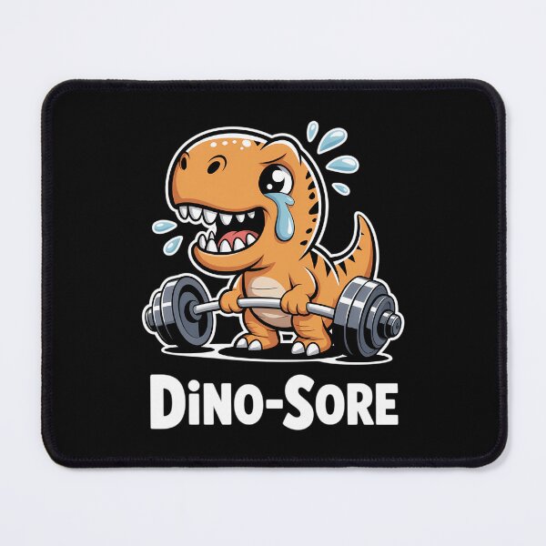 Item preview, Dino Sore Gym Lifting Weights Fitness Workout Dino Saur designed and sold by Moon-Ape.