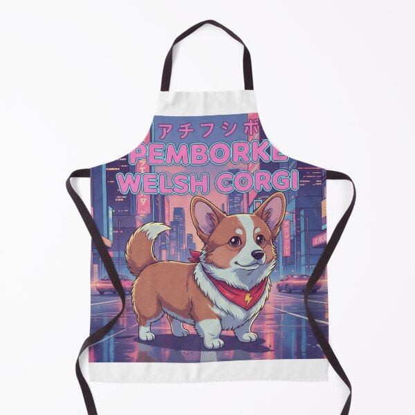 Item preview, Retro Anime Dog Cute Pemborke Welsh Corgi Dog Breeds Design designed and sold by ANIMEX00.