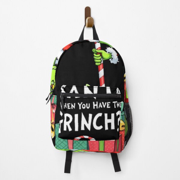 Item preview, Grinch Inspired Christmas Humor – Who Needs Santa Parody Art designed and sold by TREYA ALLEN.