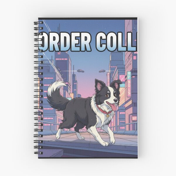Item preview, Retro Anime Dog Cute Border Collie Dog Breeds Design designed and sold by ANIMEX00.