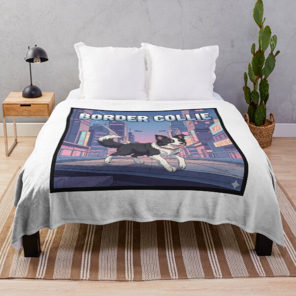 Item preview, Retro Anime Dog Cute Border Collie Dog Breeds Design designed and sold by ANIMEX00.