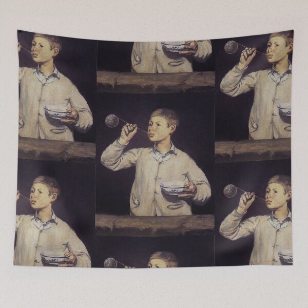 Item preview, BOY BLOWING BUBBLES BY EDOUARD MANET (1867) designed and sold by humbleserf.