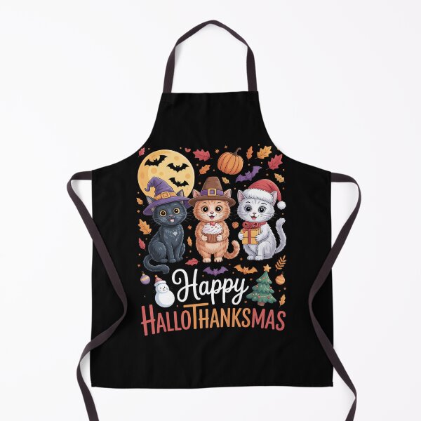 Item preview, Happy HalloThanksMas Halloween Thanksgiving Christmas designed and sold by Moon-Ape.