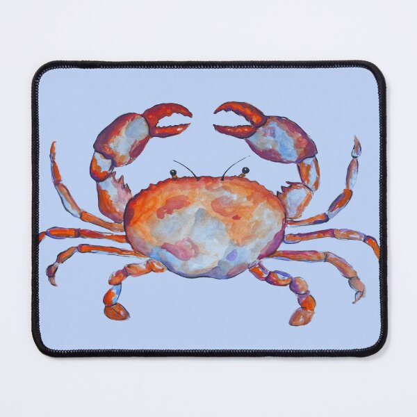 Item preview, Colorful Watercolor Ocean Crab designed and sold by Julia Hawley.