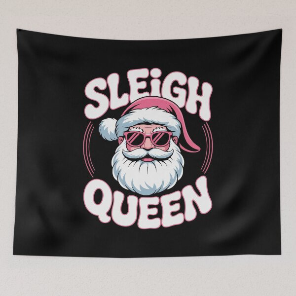 Item preview, Christmas Funny Santa Sleigh Queen designed and sold by RayArmstrong.