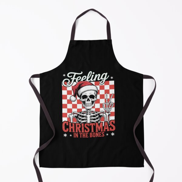 Item preview, Christmas Funny Skeleton With Santa Hat designed and sold by DrewLeuschke.