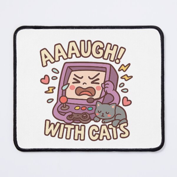 Item preview, AAAUGH! – Geek Rage Arcade Design designed and sold by ShirtHatch.