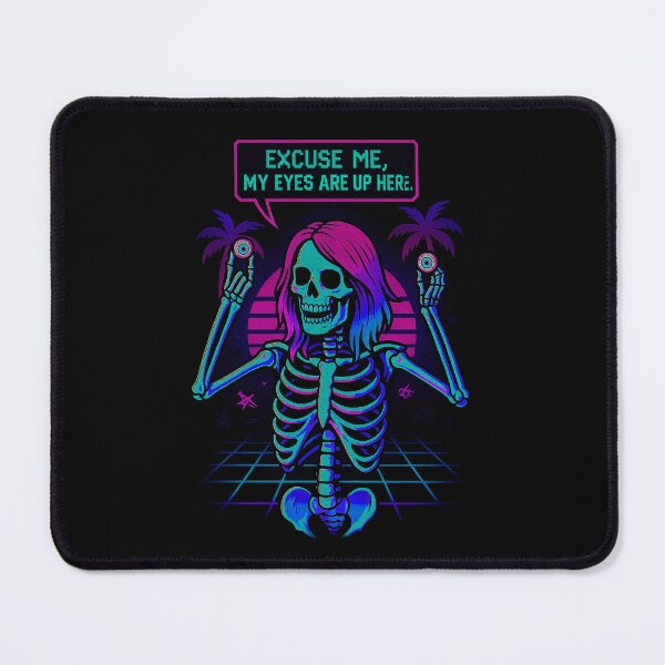 Item preview, Trippy Vaporwave Skeleton Palm Trees designed and sold by graphicnew.