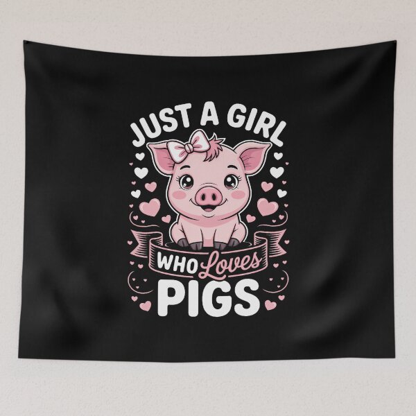 Item preview, Pig Lover Farmer Just A Girl Who Loves Pigs designed and sold by VENOM0RIOT.