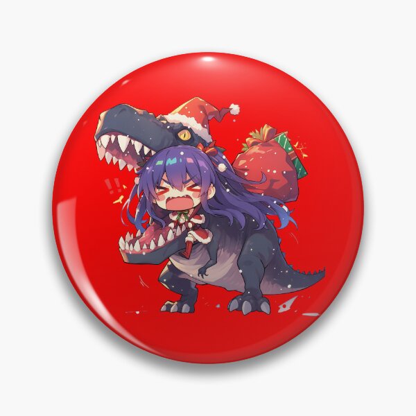 Item preview, Tohka Yatogami Christmas Dinosaur Santa Ride Date A Live Anime designed and sold by thedarvills.