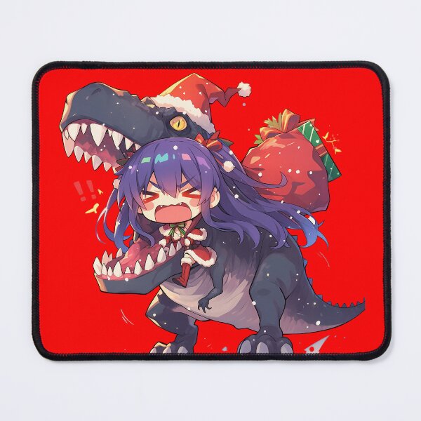 Item preview, Tohka Yatogami Christmas Dinosaur Santa Ride Date A Live Anime designed and sold by thedarvills.