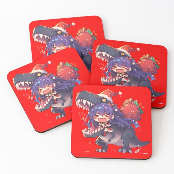 Item preview, Tohka Yatogami Christmas Dinosaur Santa Ride Date A Live Anime designed and sold by thedarvills.