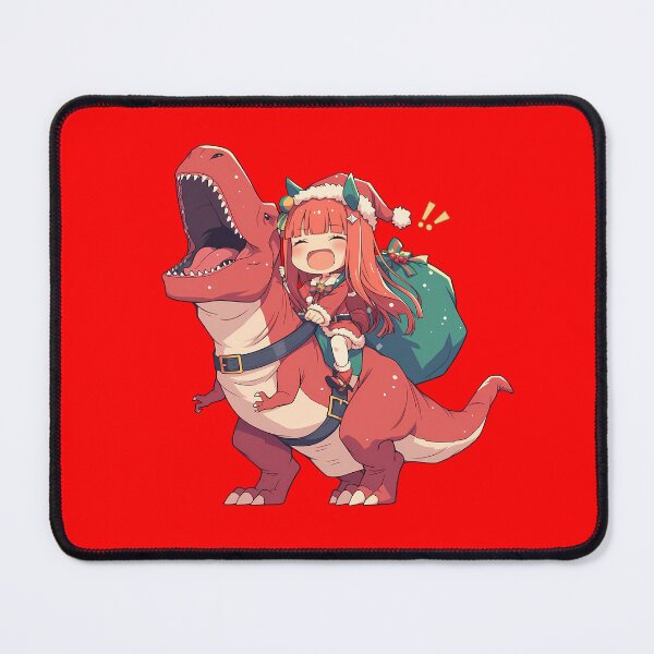 Item preview, Silence Suzuka Uma Musume Pretty Derby Anime Girl Christmas Santa Fun designed and sold by thedarvills.