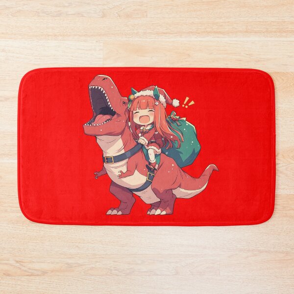 Item preview, Silence Suzuka Uma Musume Pretty Derby Anime Girl Christmas Santa Fun designed and sold by thedarvills.
