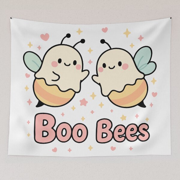 Item preview, Cute Boo Bees Funny Halloween Pun designed and sold by graphicnew.