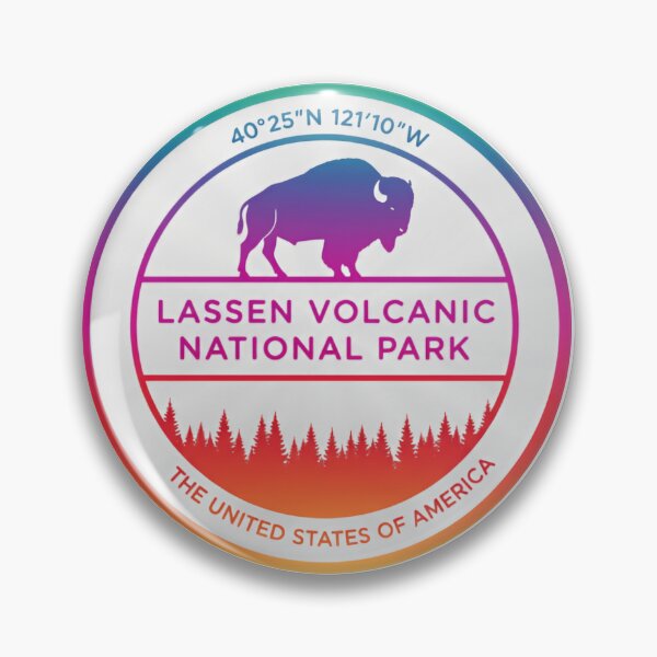 Item preview, Retro Lassen Volcanic National Park California Nature Discovery designed and sold by Star3NowForMe.