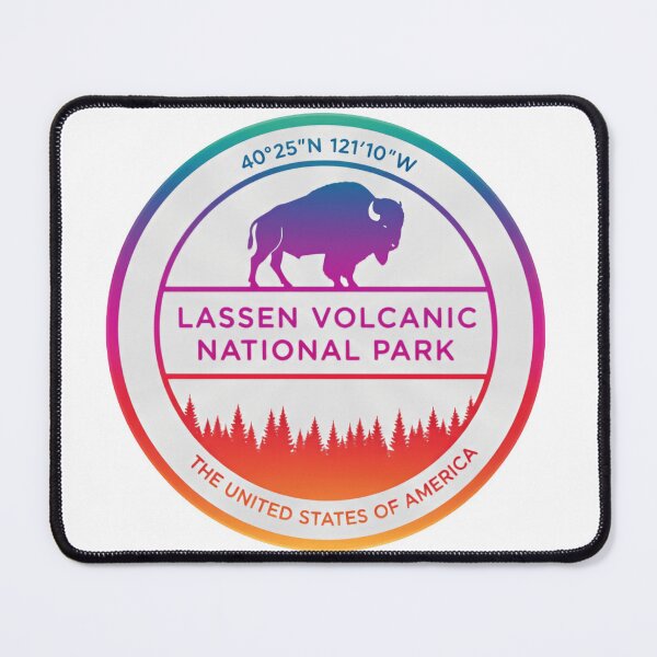 Item preview, Retro Lassen Volcanic National Park California Nature Discovery designed and sold by Star3NowForMe.