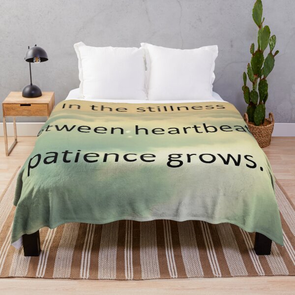 Item preview, In the stillness between heartbeats, patience grows. designed and sold by vagar.