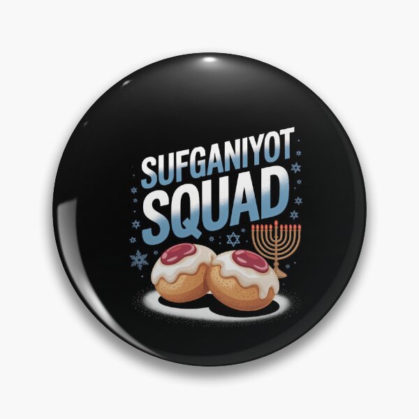 Item preview, Hanukkah Sufganiyot Squad Chanukah Match Jew designed and sold by VENOM0RIOT.