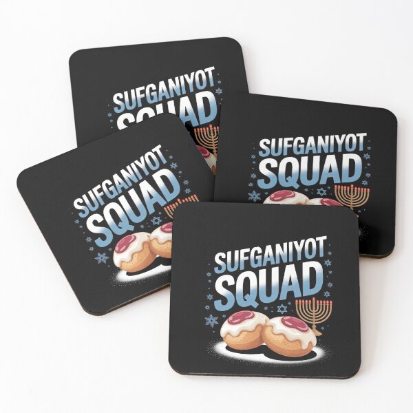 Item preview, Hanukkah Sufganiyot Squad Chanukah Match Jew designed and sold by VENOM0RIOT.