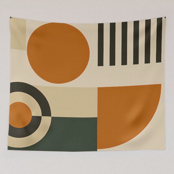Item preview, Mid Century Modern Abstract Geometric Retro Design Art designed and sold by PinUpPizzazz.