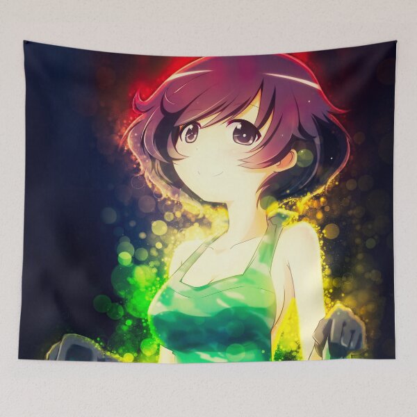 Item preview, Yukari Akiyama Vibrant Energy Green Aura Girls Und Panzer Anime Charm designed and sold by thedarvills.