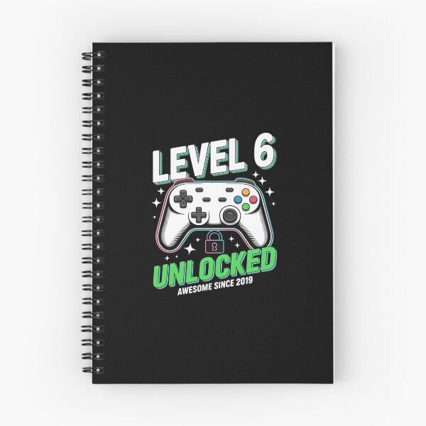 Item preview, Level 6 Unlocked Awesome Since 2019 6th Birthday Gaming Boys  designed and sold by BeetleMalon.