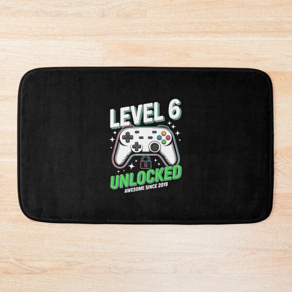 Item preview, Level 6 Unlocked Awesome Since 2019 6th Birthday Gaming Boys  designed and sold by BeetleMalon.