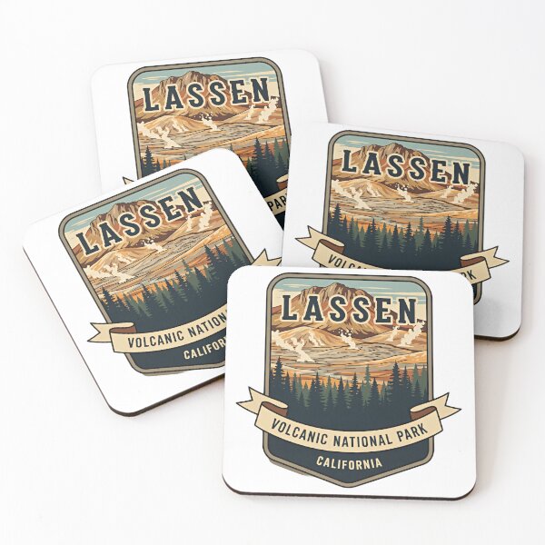 Item preview, Lassen Volcanic National Park California Vintage Outdoor Retreat designed and sold by Star3NowForMe.