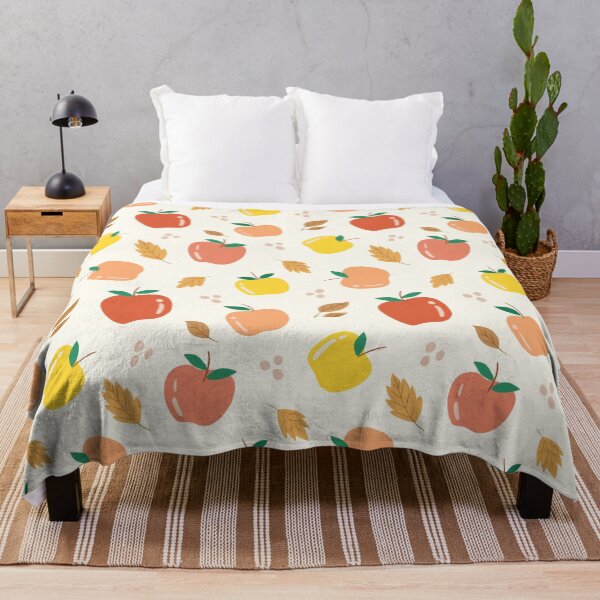 Item preview, Cute apple pattern for harvest, fall autumn seasonal fruits thanksgiving decor designed and sold by Natasha May Design.