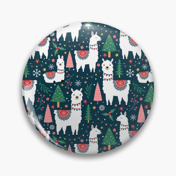 Item preview, Festive Holiday Llamas Winter Wonderland designed and sold by prirajdesigns.