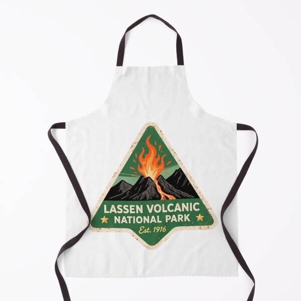 Item preview, Lassen Volcanic National Park California Retro Wilderness Adventure designed and sold by Star3NowForMe.