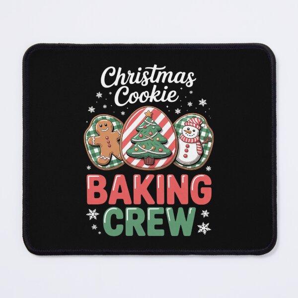Item preview, Christmas Cookie Baking Crew Gingerbread Tree Snowman designed and sold by DrewLeuschke.