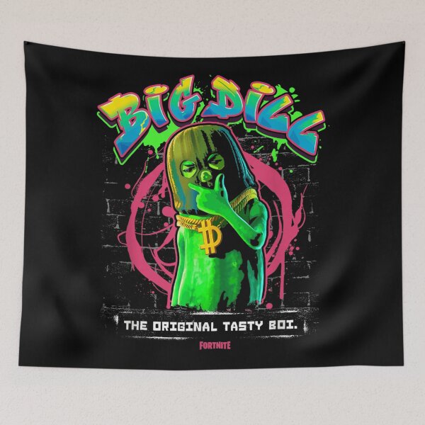 Item preview, Big Dill The Original Tasty Boi Graffiti Mural designed and sold by SuziLope.