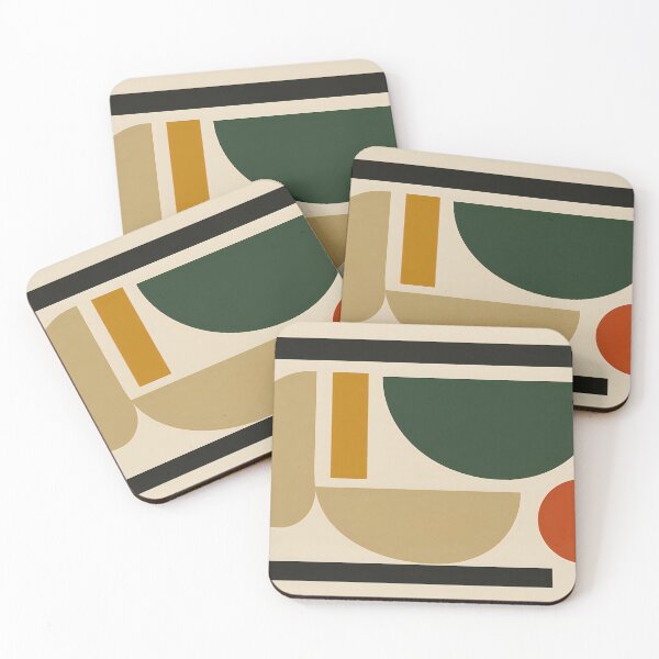 Item preview, Mid Century Modern Abstract Geometric Retro Design Art designed and sold by PinUpPizzazz.