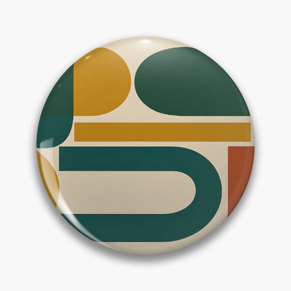 Item preview, Mid Century Modern Abstract Geometric Retro Design Art designed and sold by PinUpPizzazz.