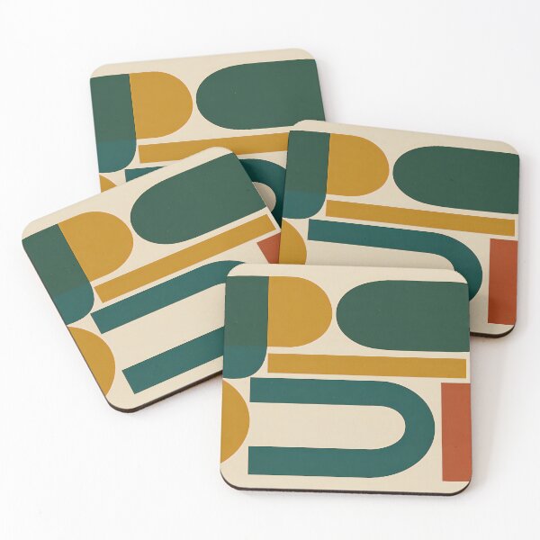 Item preview, Mid Century Modern Abstract Geometric Retro Design Art designed and sold by PinUpPizzazz.