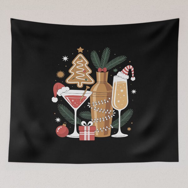 Item preview, Christmas Cocktail Espresso Martini Drinking Bartender designed and sold by DrewLeuschke.