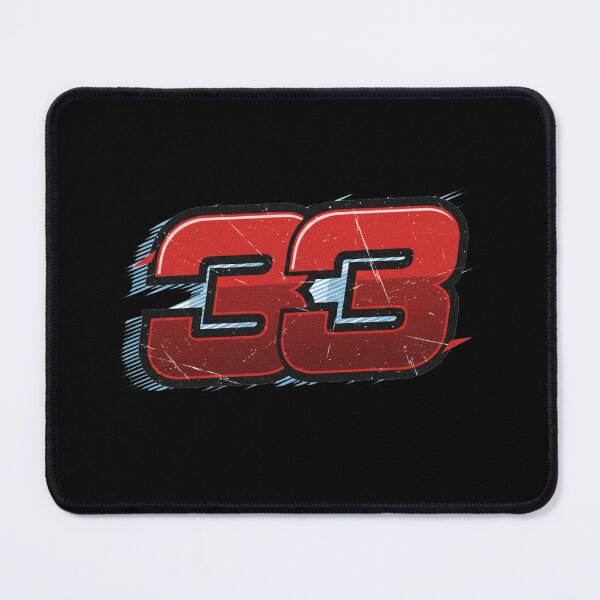 Item preview, Number 33 Distressed Racing Style Digital Art T-Shirt Design designed and sold by nhstaruna.