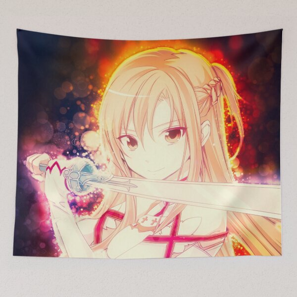 Item preview, Asuna Radiant Sword Glow Red Light Sword Art Online Anime Warrior designed and sold by thedarvills.
