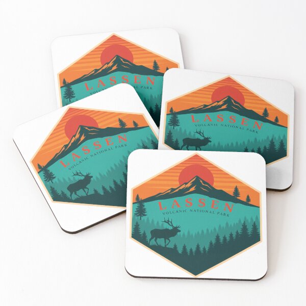 Item preview, Lassen Volcanic National Park California Retro Travel Expedition designed and sold by Star3NowForMe.