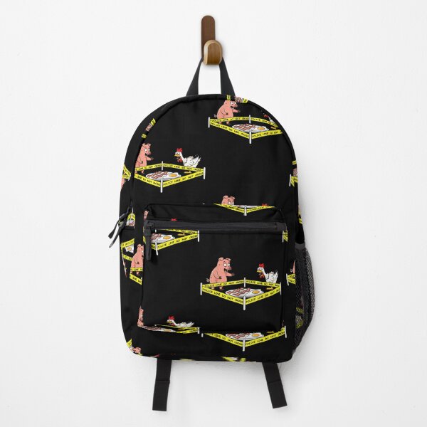 Item preview, Police Line Do Not Cross Pig And Chicken Funny Food designed and sold by LuisGomesRocha.