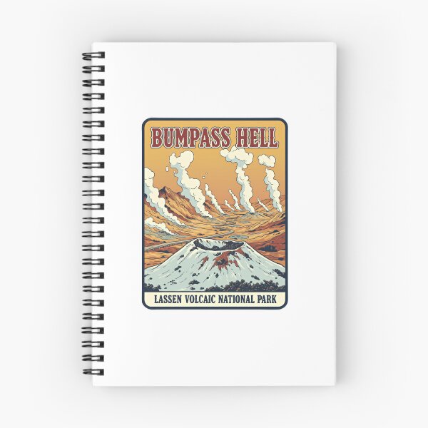 Item preview, Bumpass Hell Lassen Volcanic National Park California Retro Outdoor Adventure designed and sold by Star3NowForMe.