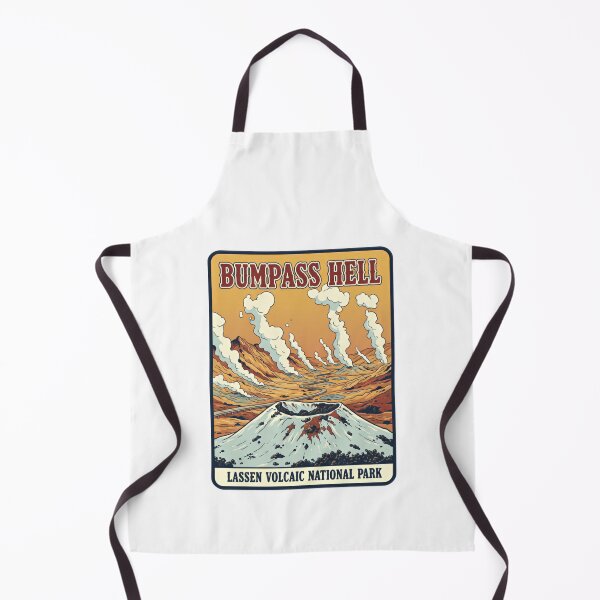 Item preview, Bumpass Hell Lassen Volcanic National Park California Retro Outdoor Adventure designed and sold by Star3NowForMe.