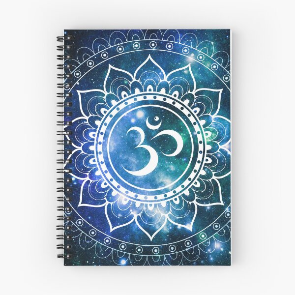 Item preview, Galaxy Om Mandala Green Blue designed and sold by 2sweetsDesign.