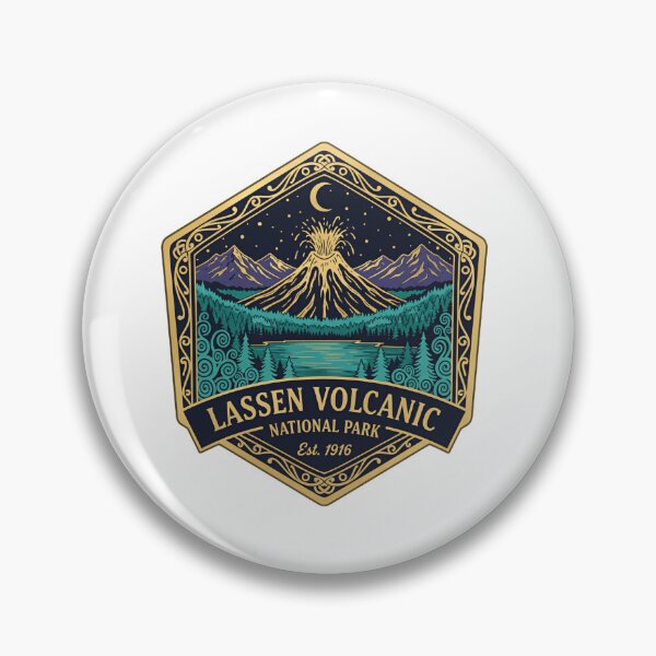 Item preview, Lassen Volcanic National Park California Vintage Nature Discovery designed and sold by Star3NowForMe.